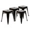 Flash Furniture 4  Inch Black Metal Stool, PK4 ET-BT3503-18-BLK-GG - alternate 6